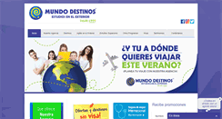 Desktop Screenshot of mundodestinos.com